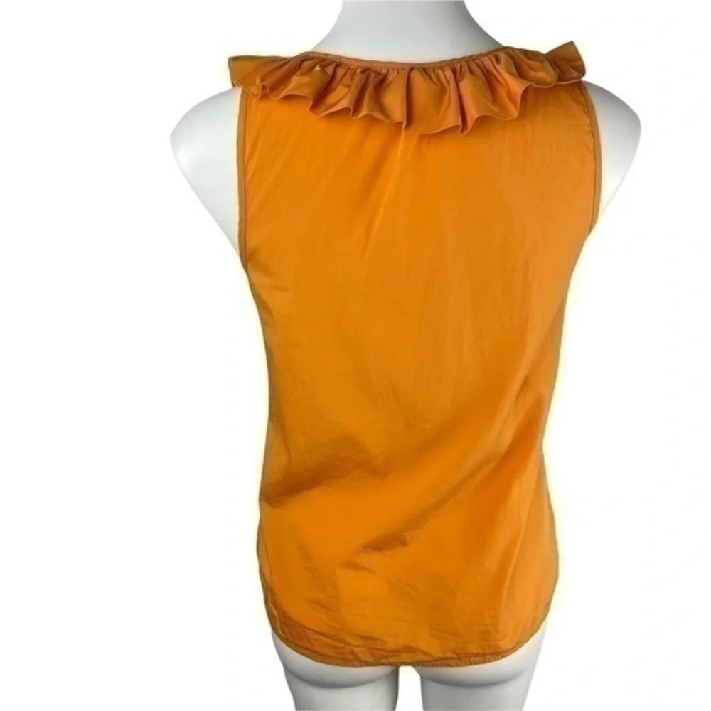 J.Crew Sleeveless Top Women Sz. 2 Orange